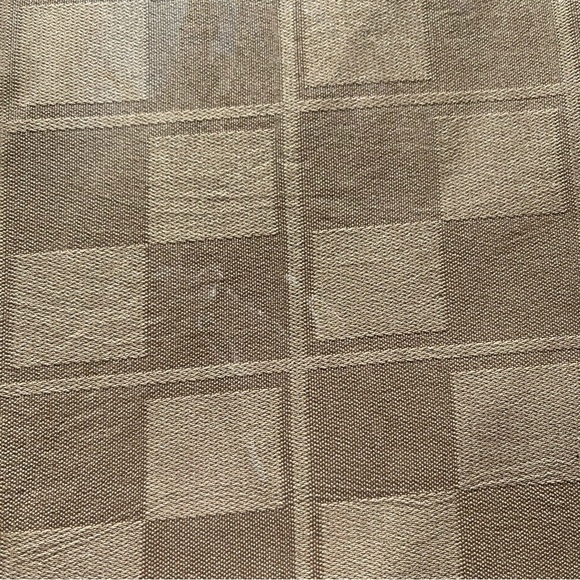 Home Classics | New Khaki Check Spill-Proof Microfiber Tablecloth, 52x70” Oblong - Picture 3 of 5